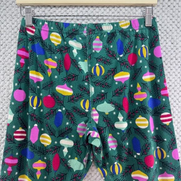 Hanna Andersson Pajama Pants Womens M Green Cream Christmas Bundle Pullon Fitted - Picture 7 of 16